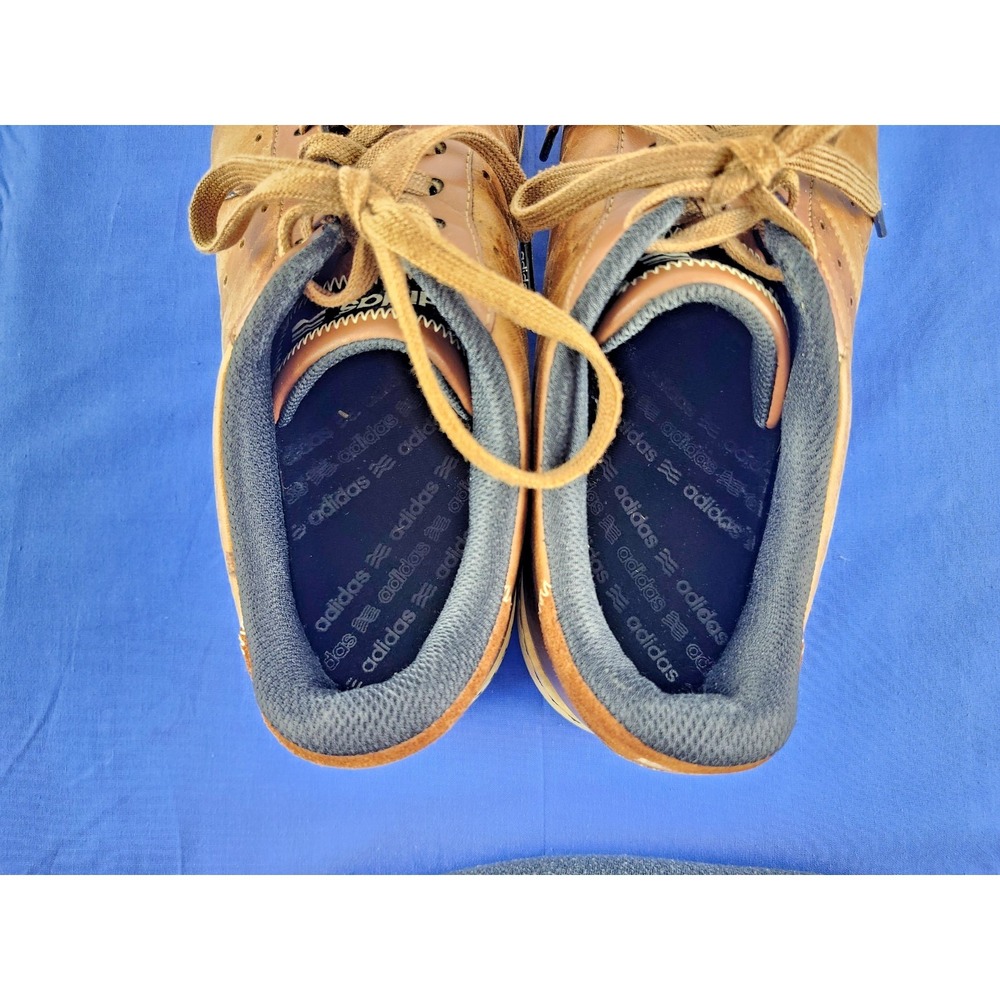 Adidas Adicross II Golf Shoes Men's Size 11.5 Brown Leather Athletic Spikeless - Picture 5 of 8